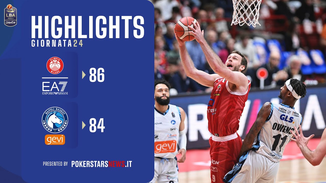 EA7 Emporio Armani Milano - Generazione Vincente Napoli Basket | Serie A UnipolSai 2023/24