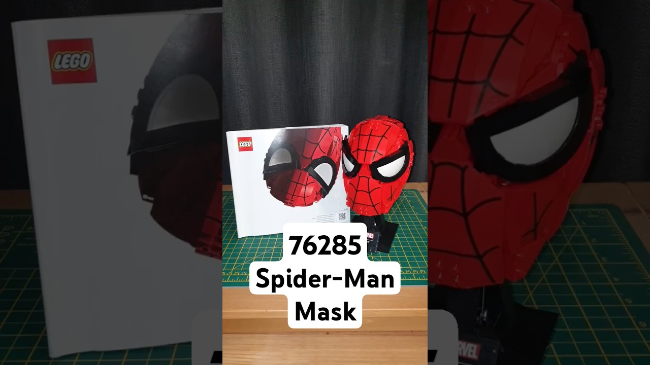 Lego Marvel 76285 - Spider-Man Mask - Speed Build #lego #legospeedbuild #legomarvel #legospiderman