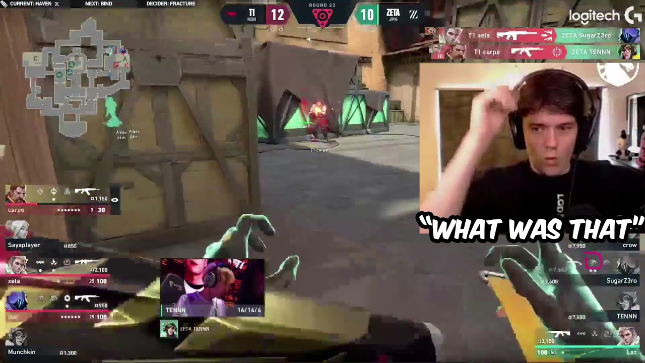 What In The WORLD OF FLICKS T1 Carpe Hit In VCT PACIFIC | Sliggy Reacts