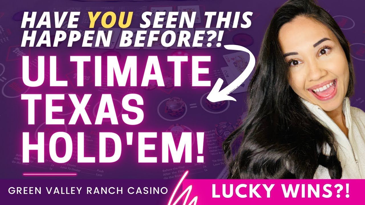 💜 ULTIMATE TEXAS HOLD'EM SESSION AT GREEN VALLEY RANCH CASINO! HAVE YOU EVER SEEN THIS?! LUCKY WINS