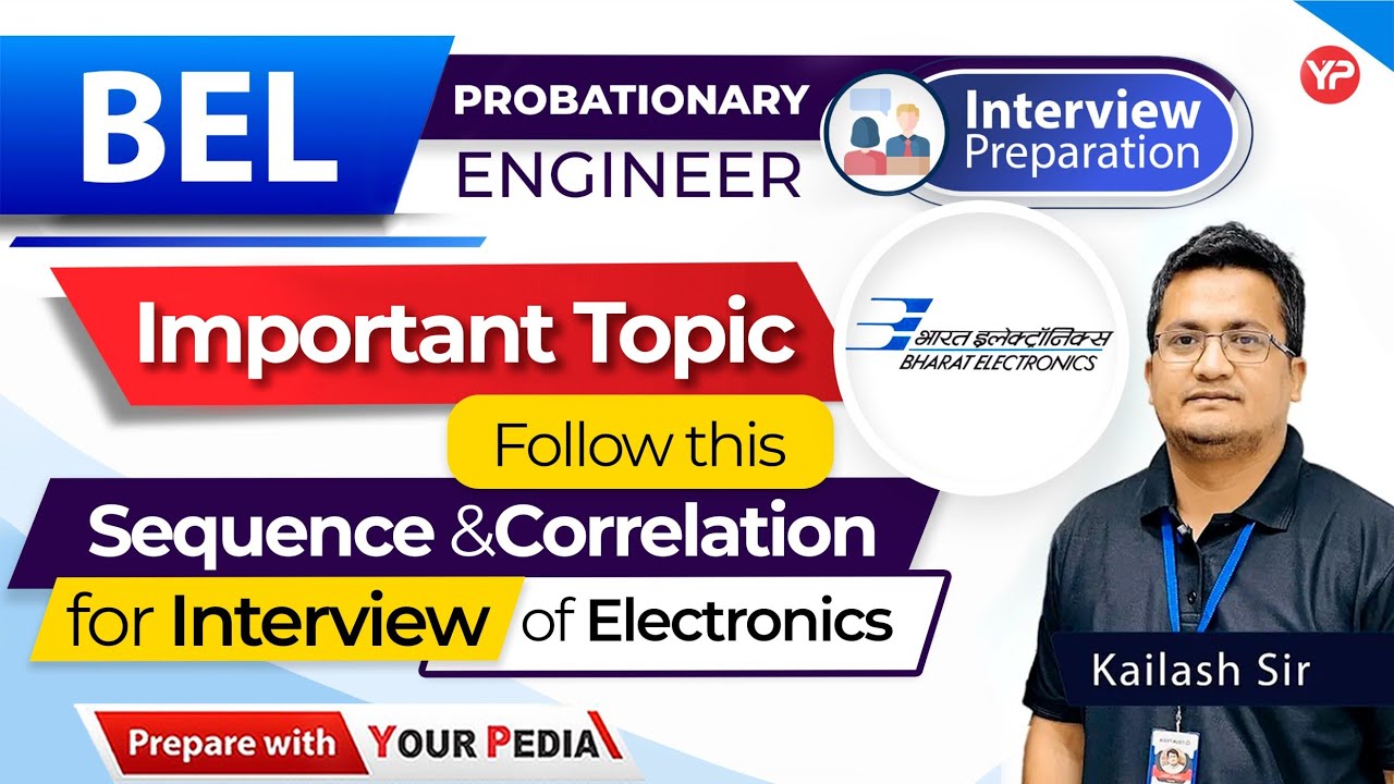 Important Topic for BEL Probationary Engineer | Electronics | Start Guidance with YourPedia