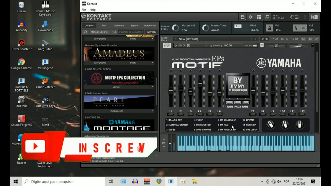 BIBLIOTECA DO MOTIF PARA KONTAKT (Motif EP's Collection)