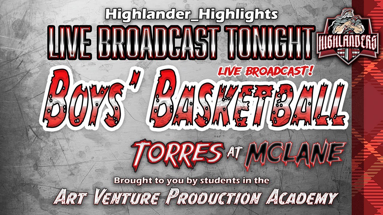 Boys' Basketball: Torres vs McLane
