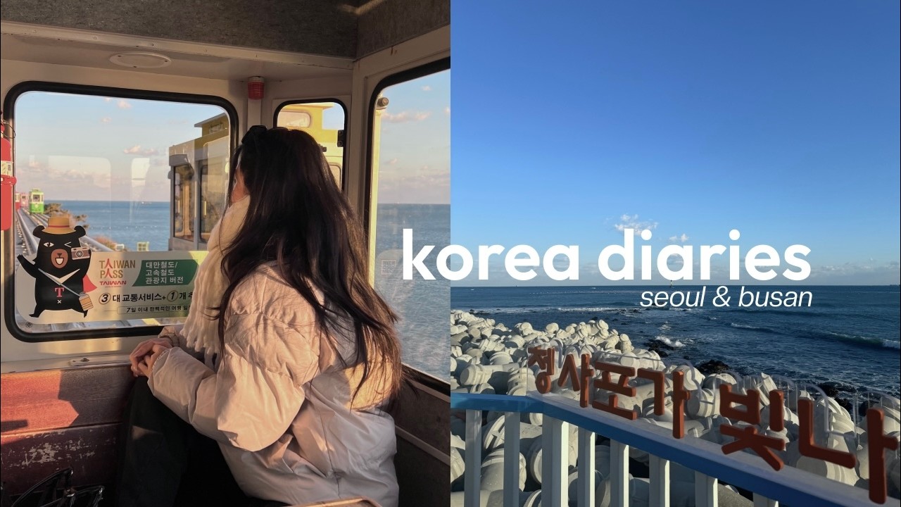 life in korea ❄️ winter in busan & seoul, good eats, shopping