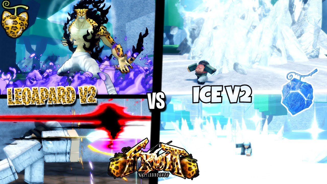 ICE V2 против LEOPARD V2 [ФРУКТОВЫЕ ПОЛЯ СРАЖЕНИЙ]
