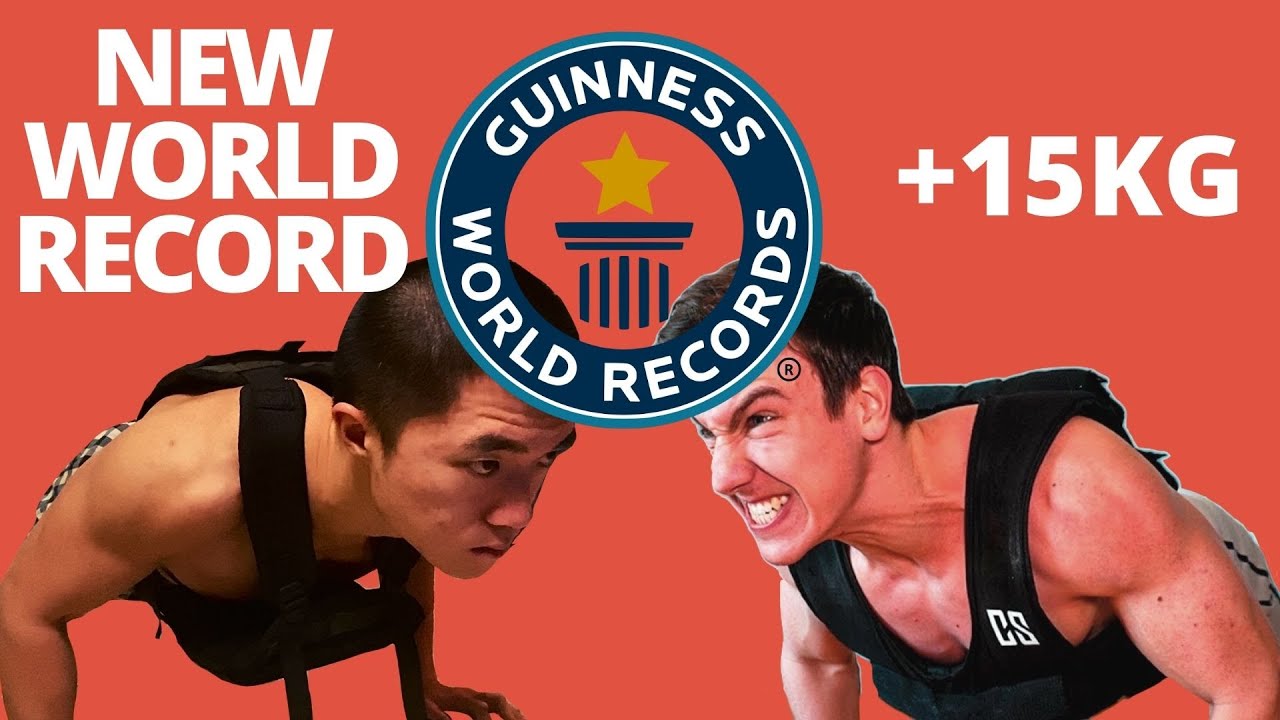 NUOVO RECORD MONDIALE PIEGAMENTI CON ZAVORRA IN 1 ORA! | +550 PUSH UPS!🏆
