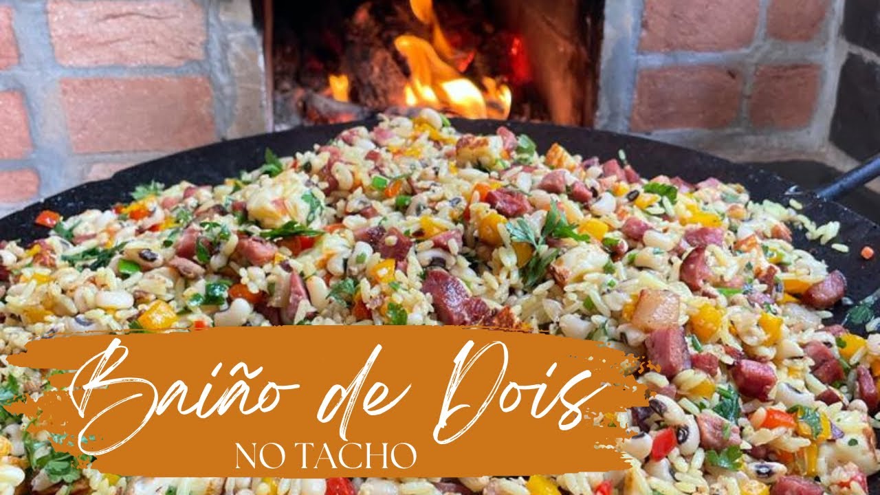 Baião de Dois FÁCIL e DELICIOSO | no Fogão à Lenha c/ Disco de Arado 🪵🔥| Bônus: Versão Vegetariana