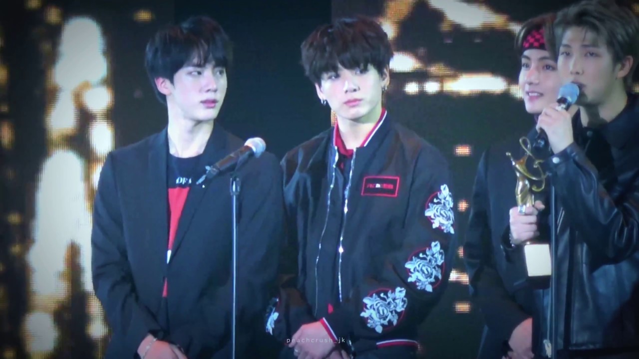 180125 서울가요대상 방탄소년단 대상 수상 정국 (JUNGKOOK FOCUS)