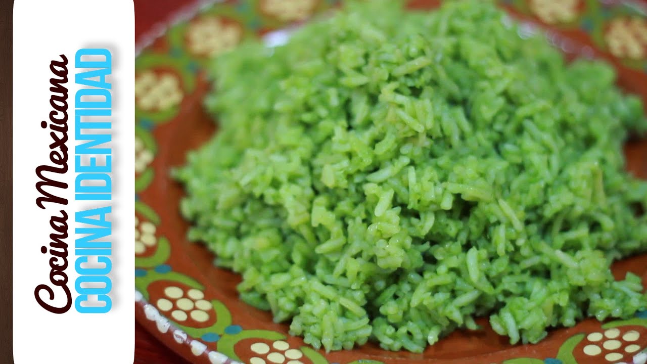 Cómo hacer Arroz Verde. Receta Mexicana. Yuri de Gortari