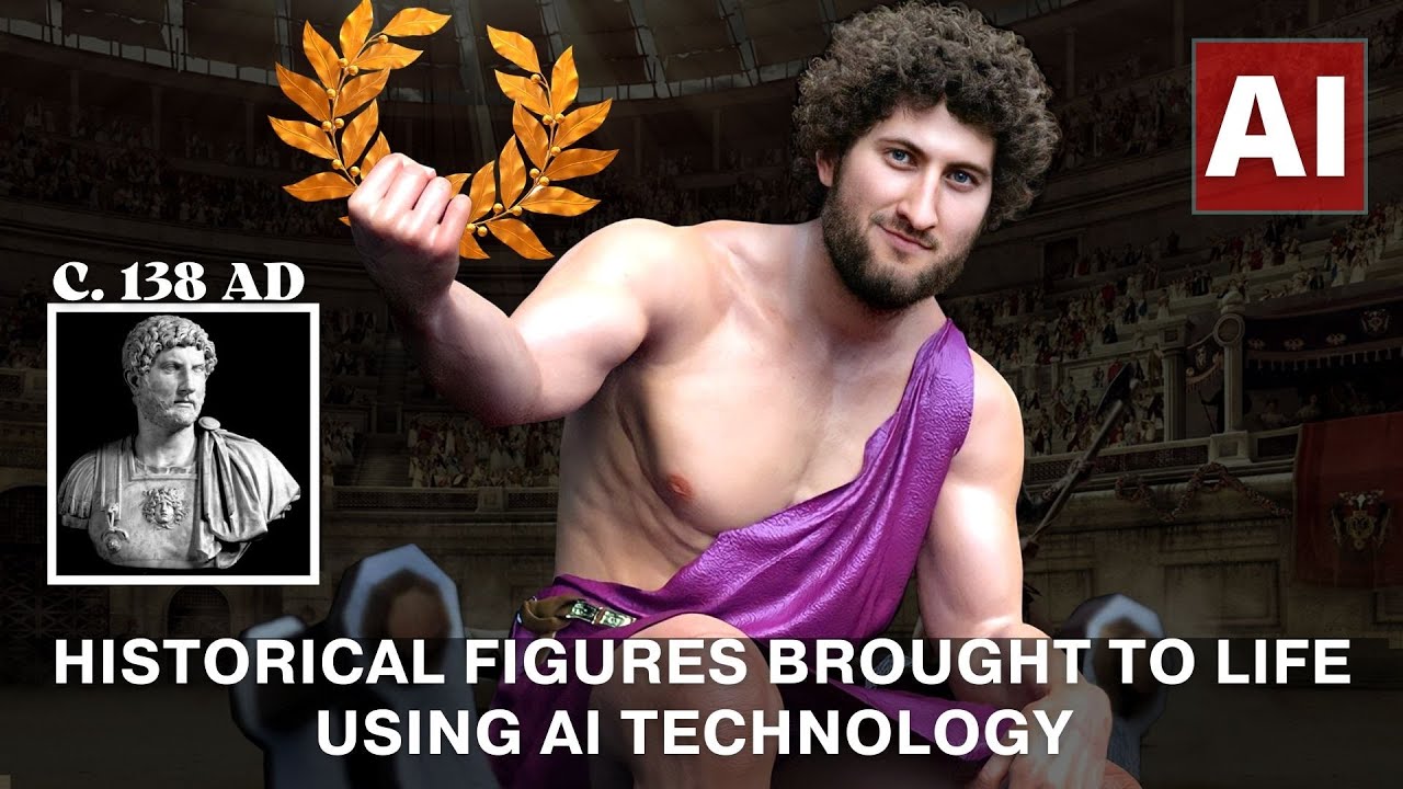 Historical Statues Of Emperor Justinian I, Elagabalus, Hadrian and more Brought To Life Using AI