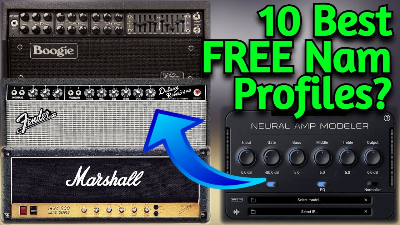 10 лучших профилей для БЕСПЛАТНОГО Neural Amp Modeler? — Fender, Dumble, Marshall, Mesa Boogie, Vox