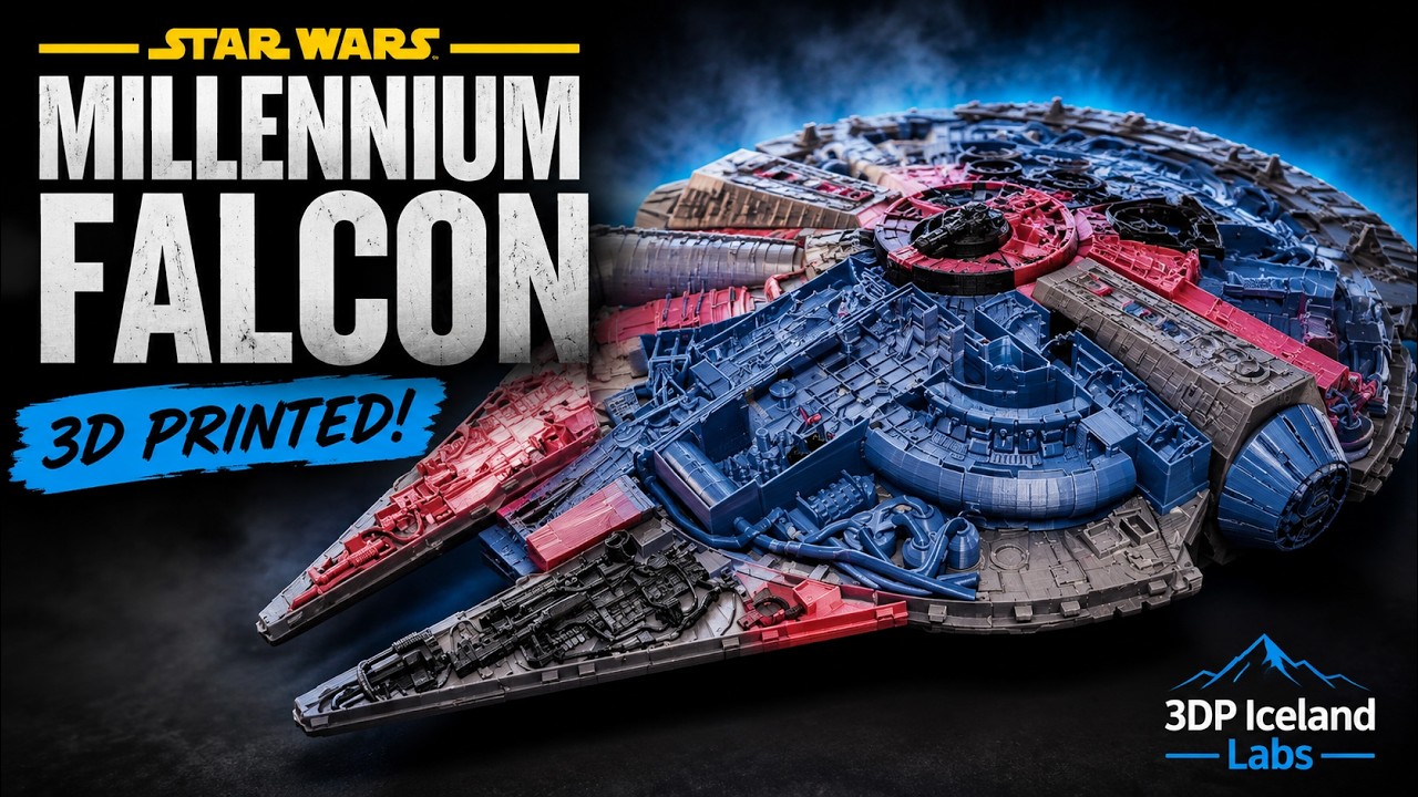 StarWars  -   Millenium Falcon 3D printed