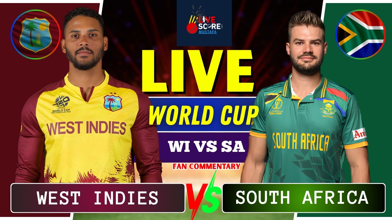 Super 8: WI vs SA T20 Match Today | Live Score & Commentary