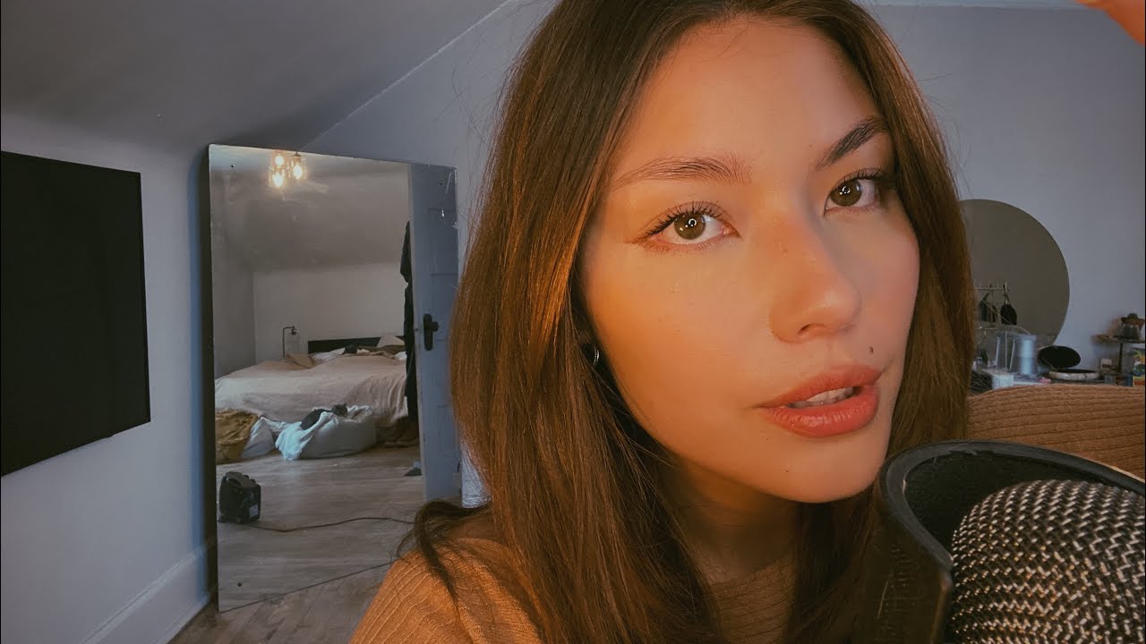 ASMR GRWM | soft whispers and new technique