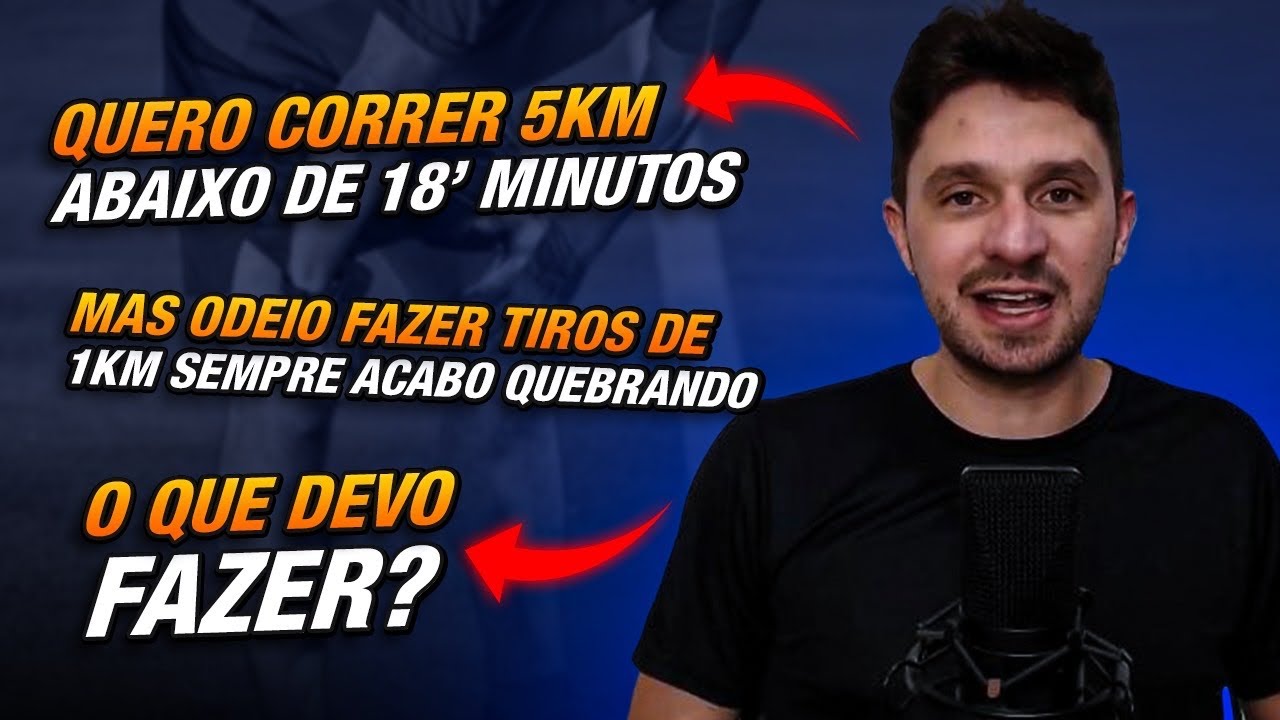FAÇA TIROS DE 1KM NESSE TEMPO PARA CORRER 5KM ABAIXO DE 18’ MINUTOS