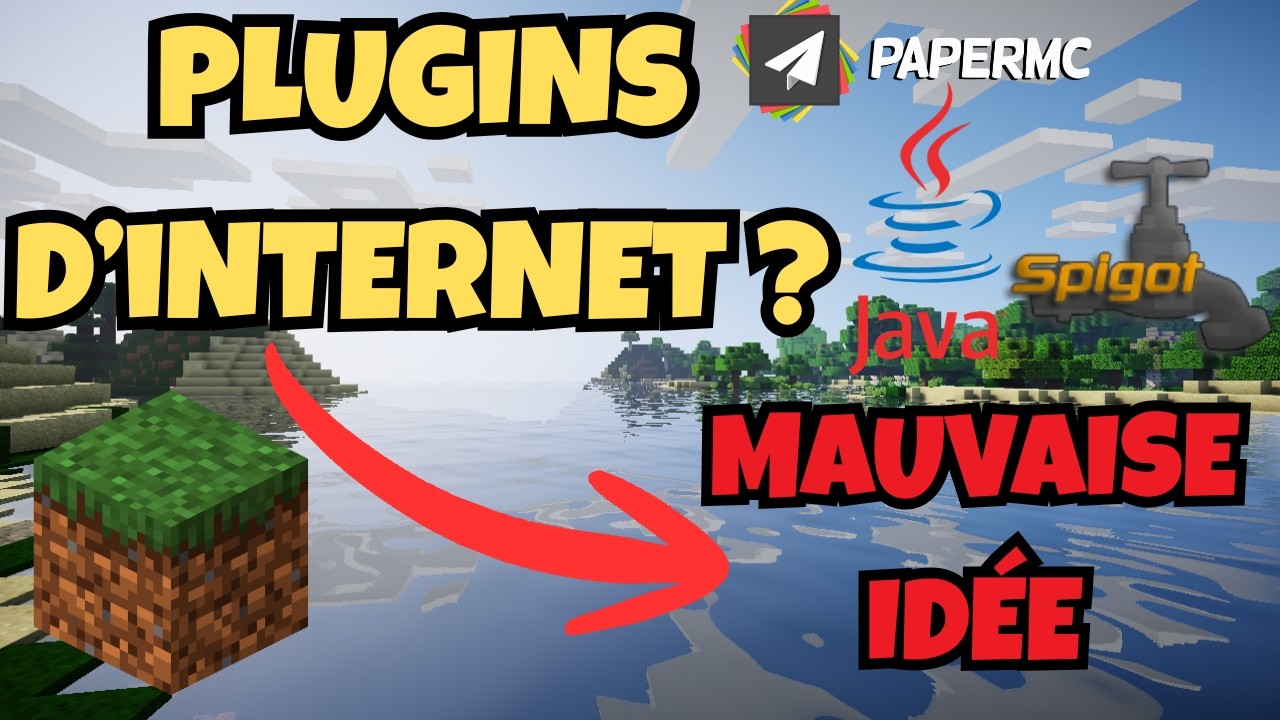 Pourquoi utiliser des plugins MINECRAFT d'INTERNET va (presque) toujours poser PROBLÈME ?