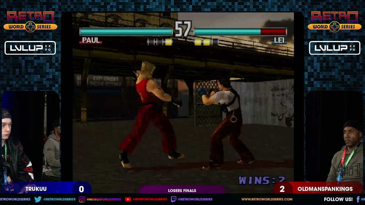TruKuu vs OldManSpankings (Losers Finals) - Tekken 3 (PS2) - LVL Up Expo 2024