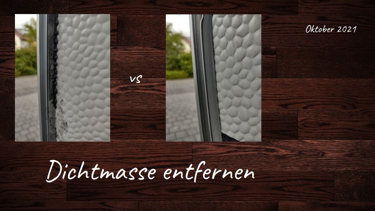 Überschüssige Dichtmasse am Wohnwagen - wie bekomme ich die weg?