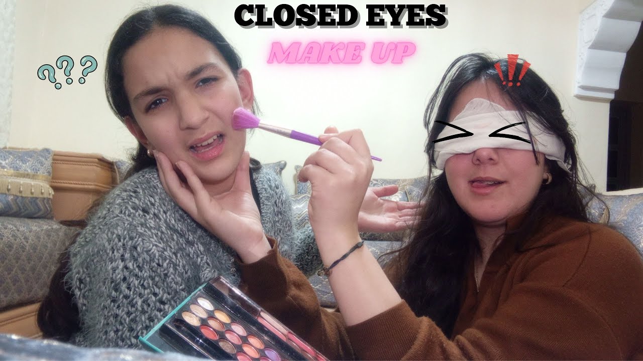 CLOSED EYES CHALLENGE -موت ديا ل ضحك