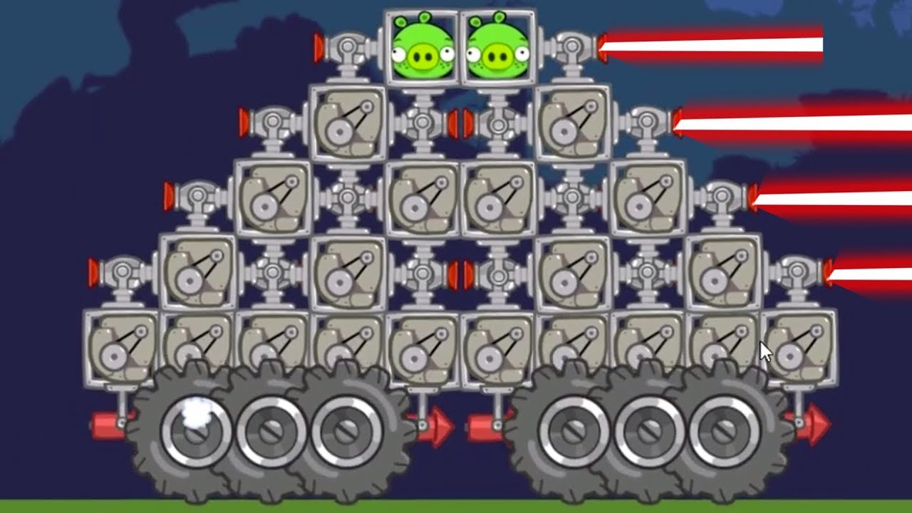 Bad Piggies - HEAVY MONSTER TANK (FIeld of Dreams)
