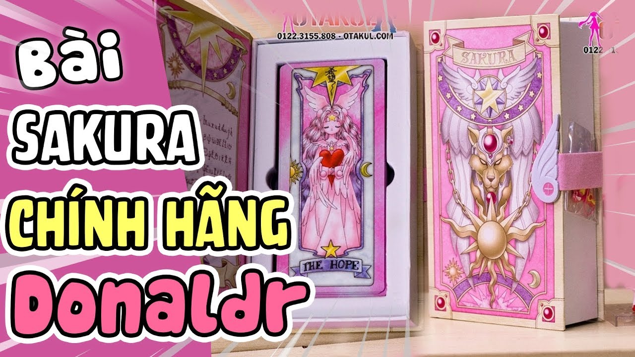 MỞ HỘP BỘ BÀI SAKURA: UNBOXING THE SAKURA CARD - Chính Hãng Donaldr  (phần 2)