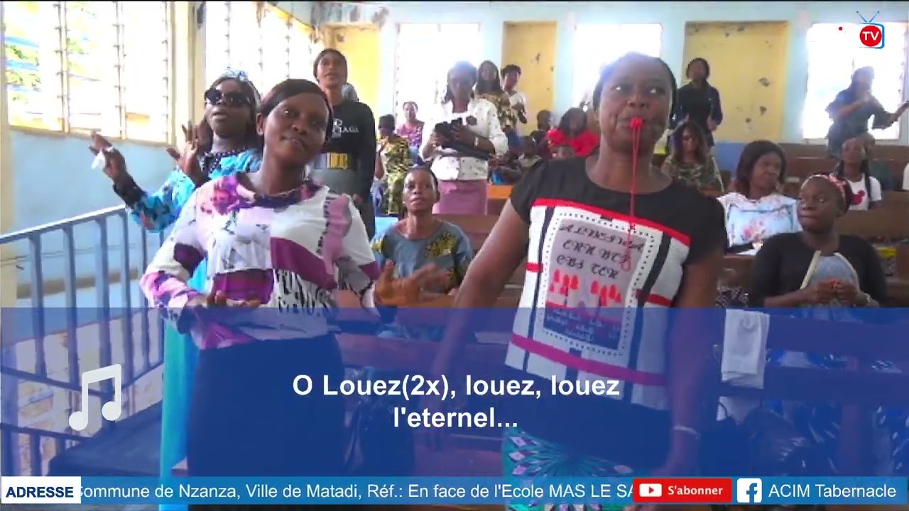 un moment fort de louange à l'acim tabernacle avec le frère Abed Lomba don de Dieu.