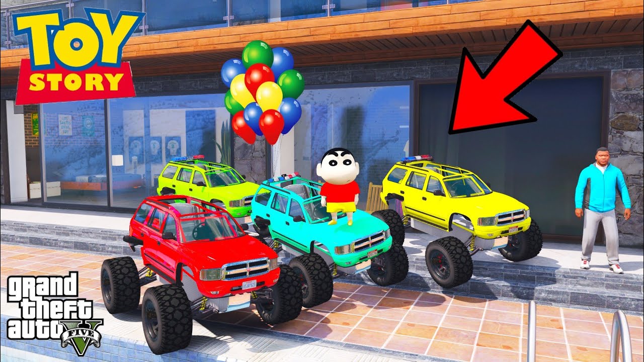 Franklin And Shinchan BUY RC Remote Control Police TOY Car In GTA V