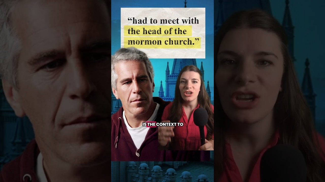 Jeffrey Epstein Met With The Mormon Prophet?