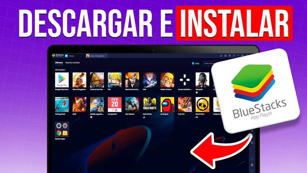 Cómo Descargar e Instalar BlueStacks Para PC (2026)