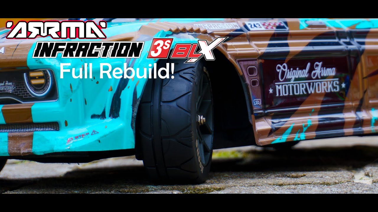 Arrma Infraction 3S Complete Rebuild! | RC Restoration