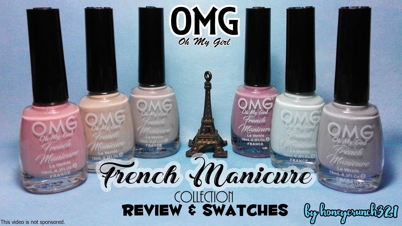 OMG French Manicure Review & Swatches | honeycrunch321