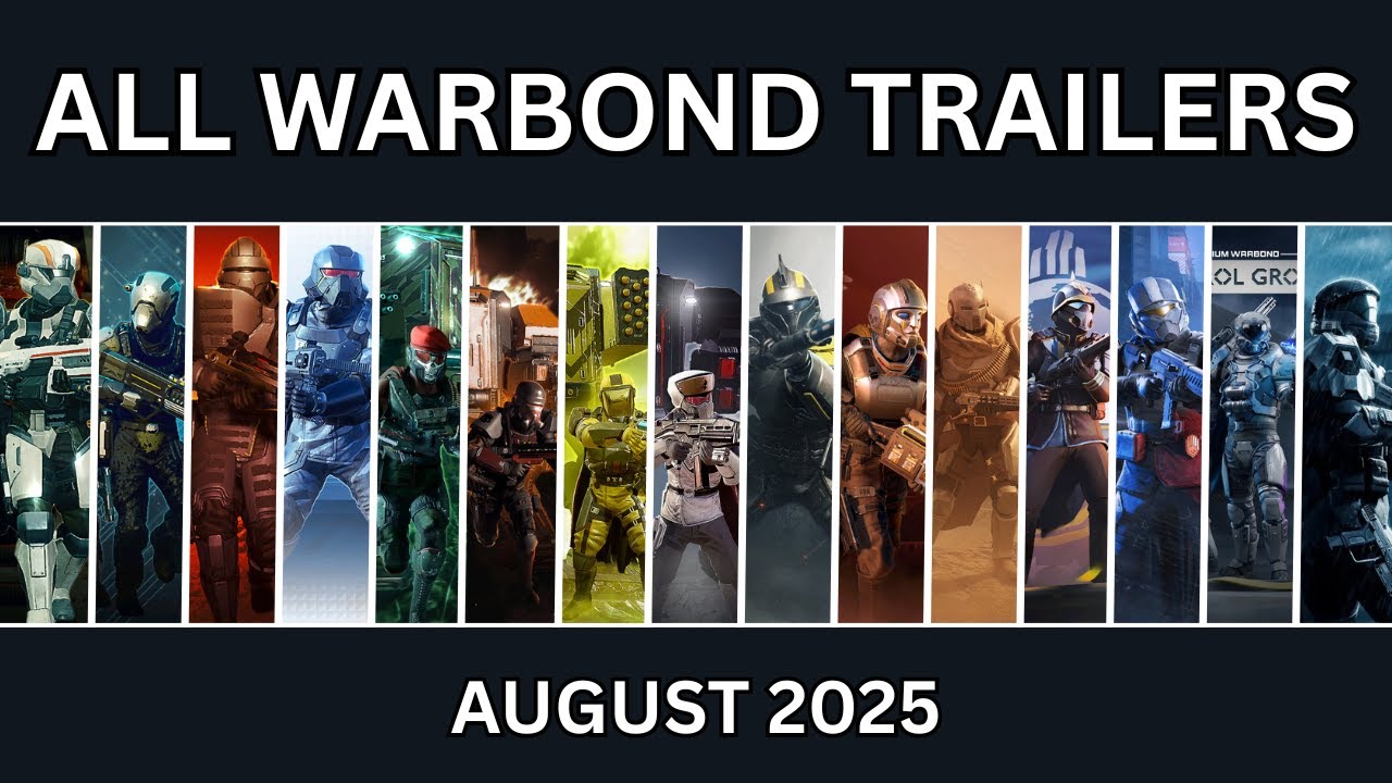 All WarBond Trailers - Helldivers 2