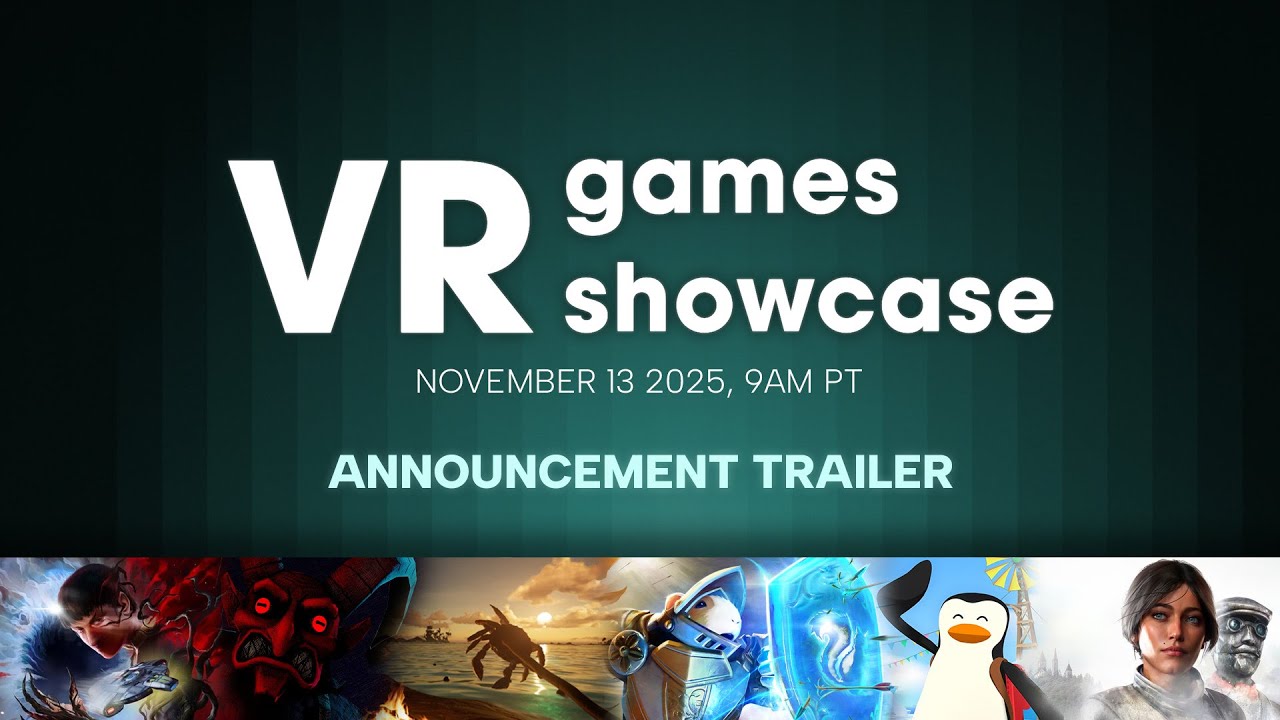 Трейлер VR Games Showcase осени 2025 года | Более 5 анонсов игр и более 20 трейлеров