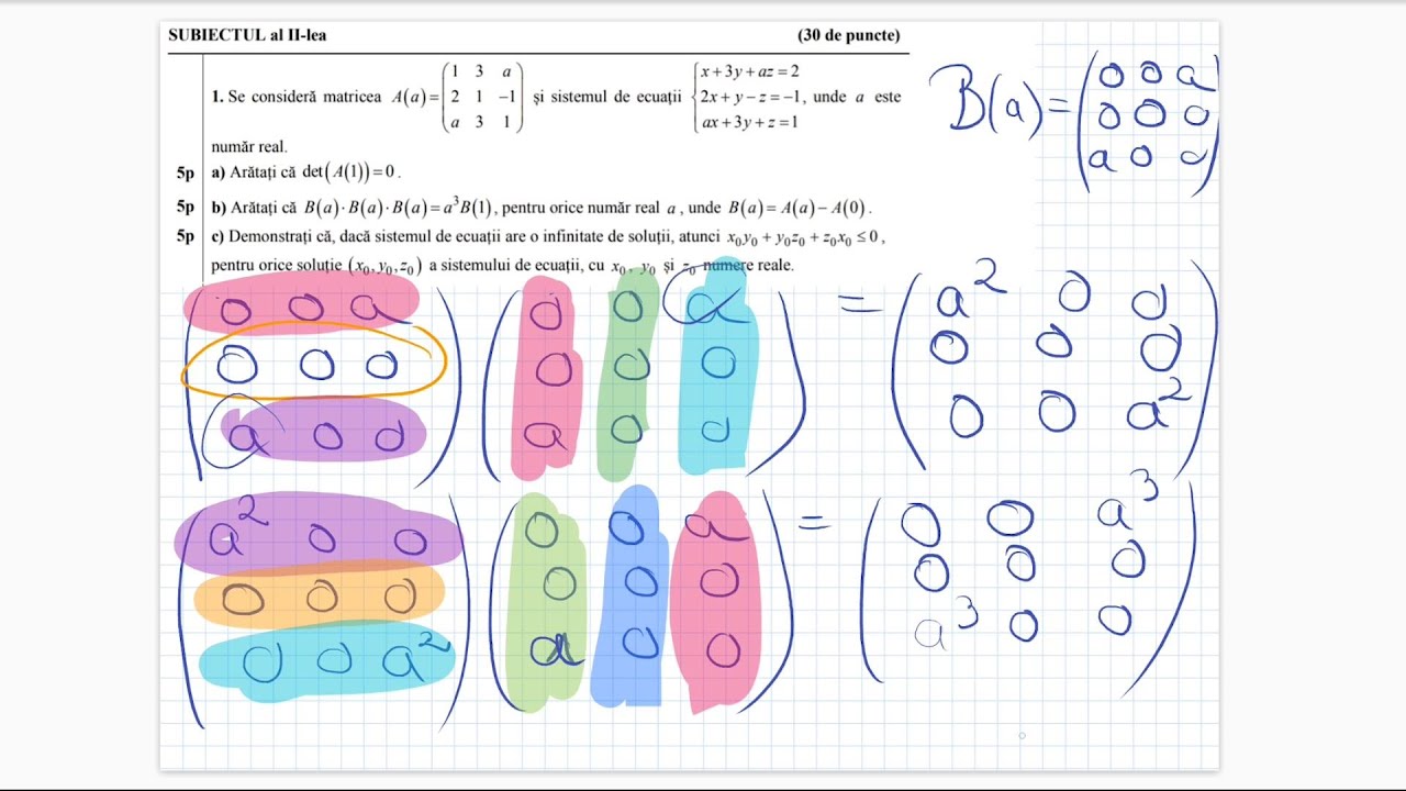 Simulare Bacalaureat 2022 - Mate Info - Rezolvare Subiect