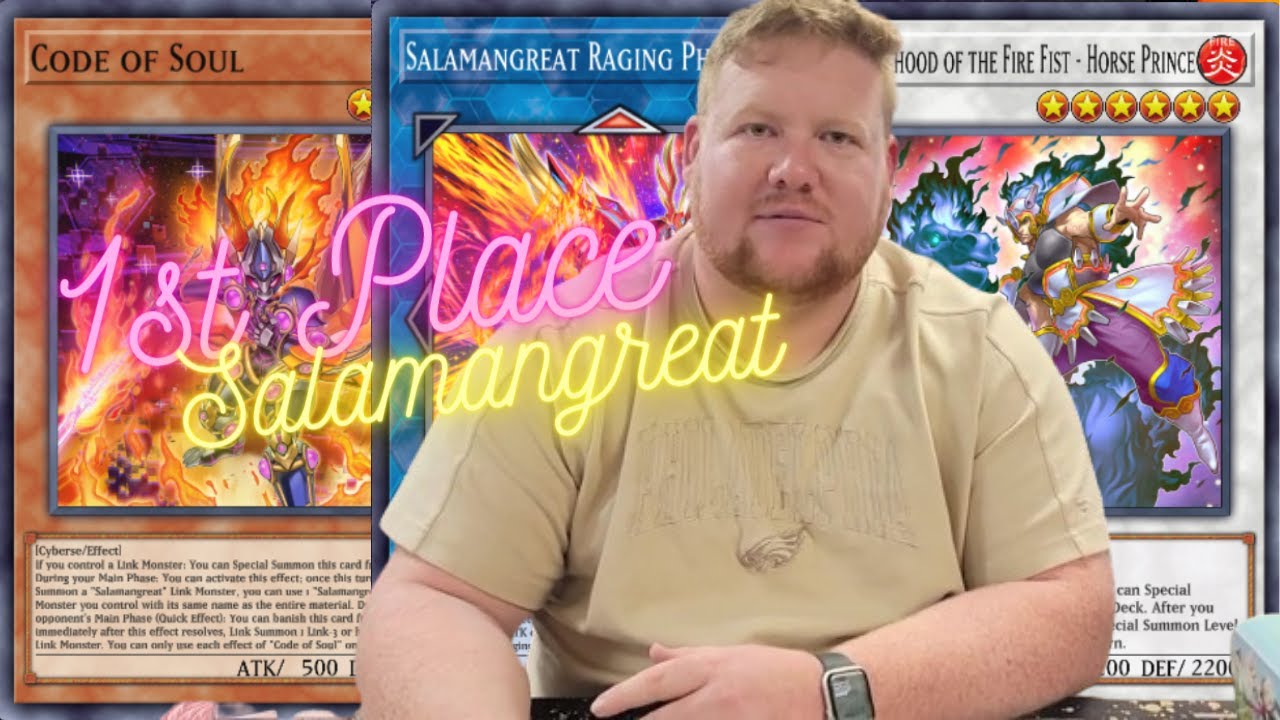 1st Place Salamangreat  Deck Profile June 2024! Yu-Gi-Oh! Feat. Zach