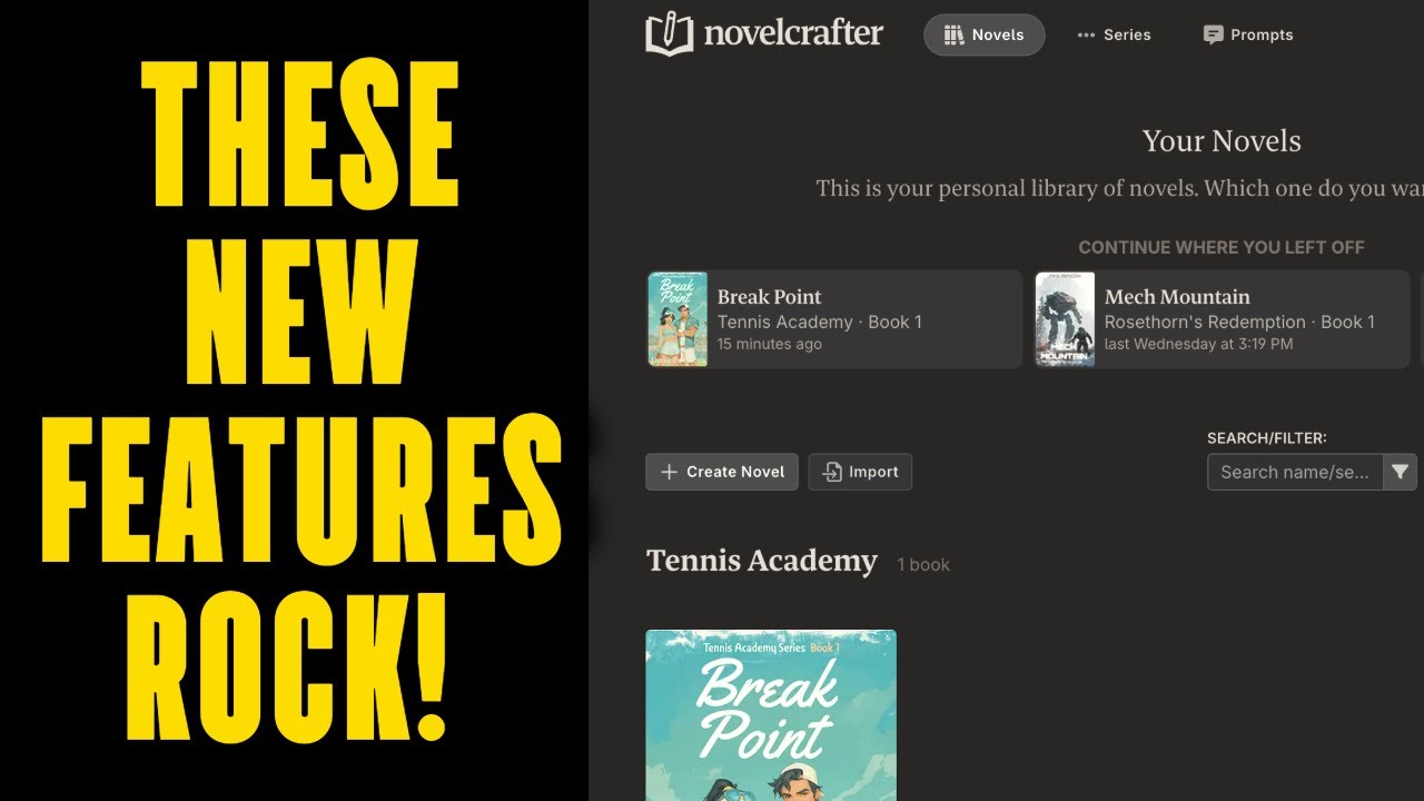 These New Features In Novelcrafter AI Are CLUTCH For AI Writing