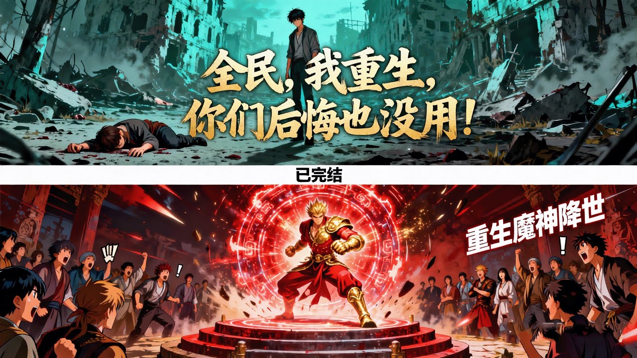 完结《全民，我重生，你们后悔也没用！》1-508 重生解锁 F 级敛尸人职业？控尸傀、收传奇 boss，躺过噩梦秘境，武考秒杀标靶，把 &ldquo;晦气&rdquo; 职业玩成天花板！ #小说推荐 #异能 #漫画
