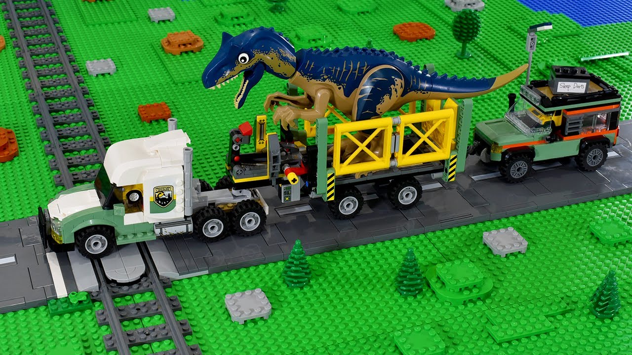 Lego Allosaurus Transport!  | Lego Stop-Motion