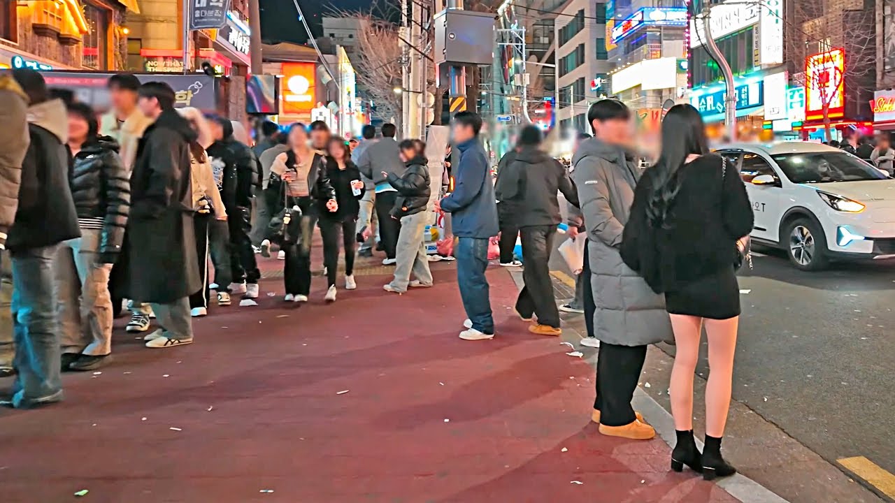 [4K SEOUL KOREA] 😳😳 젊음이 가득한 거리~주말새벽 홍대클럽 거리 🔥🔥/Hongdae/Seoul, Korea/K-City Walk