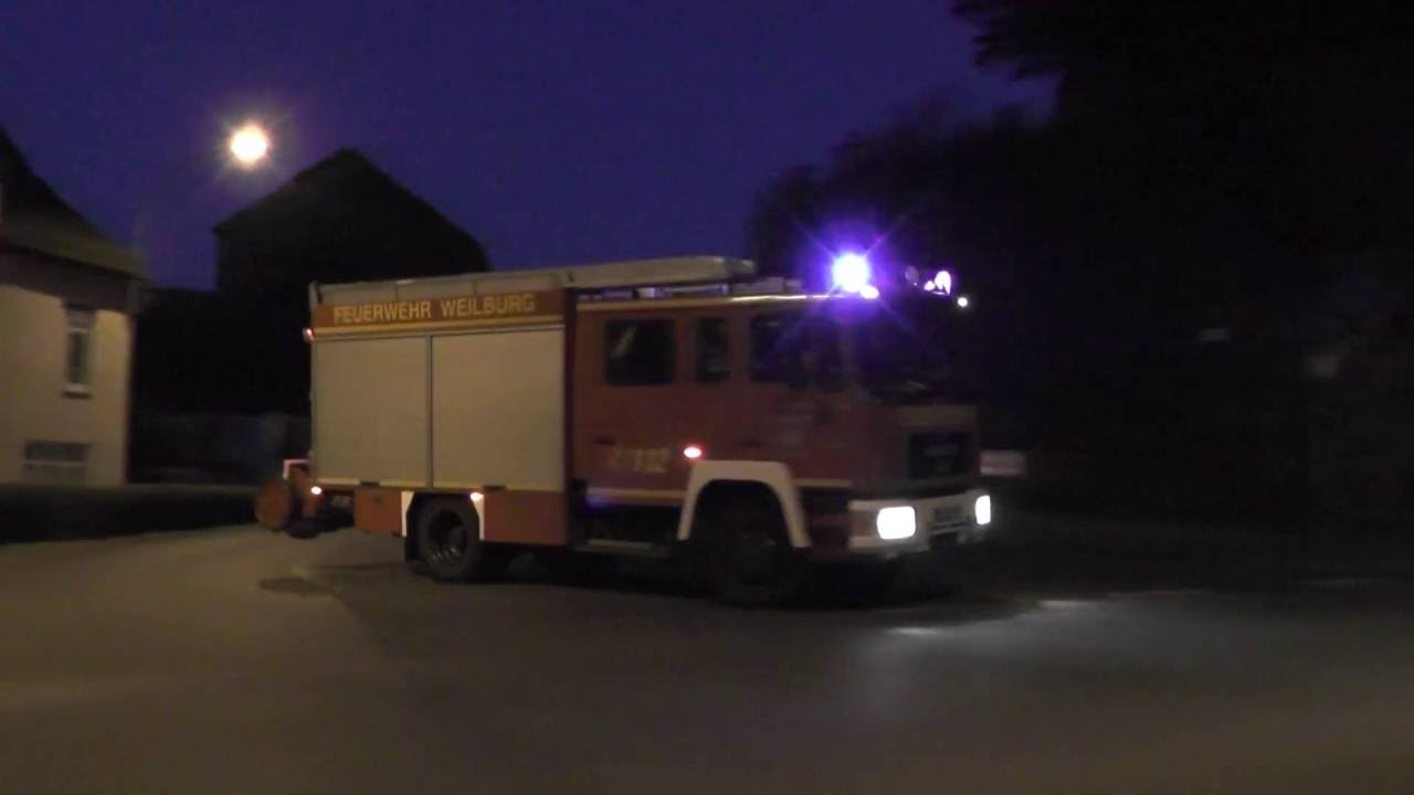 [Schwerer VU] Einsatzfahrten Verkehrsunfall Weilburg 31.8.16