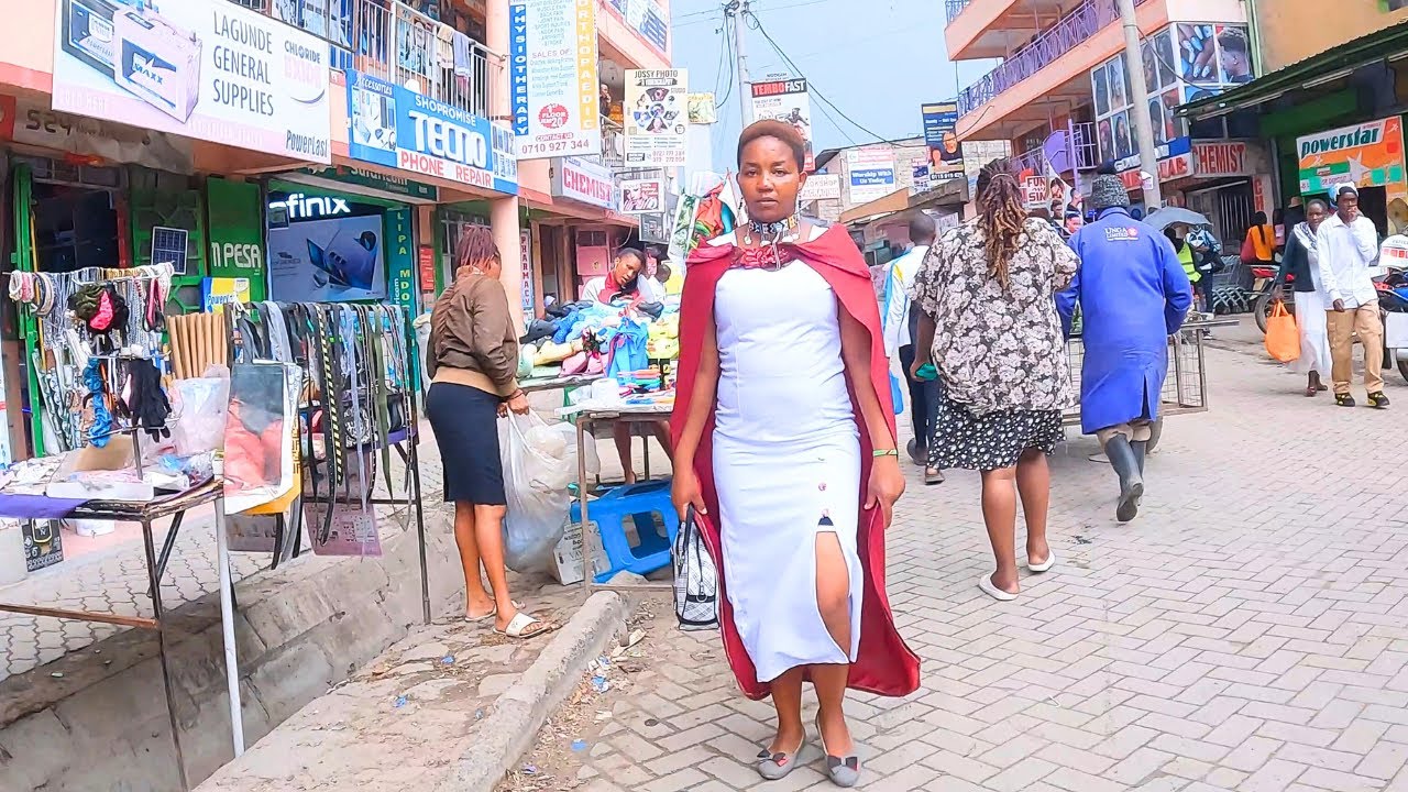 The Maasiland town of Kitengela |4k street walk|