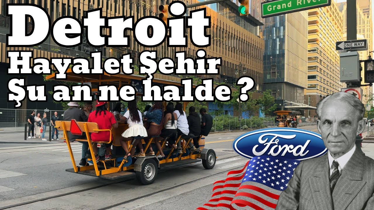 Amerikan R&uuml;yasının &Ccedil;&ouml;k&uuml;ş&uuml; ve Yeniden Doğuşu | Detroit Vlog
