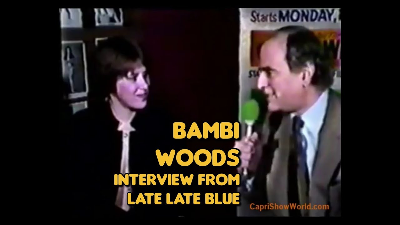 Bambi Woods interview on the LATE LATE BLUE show