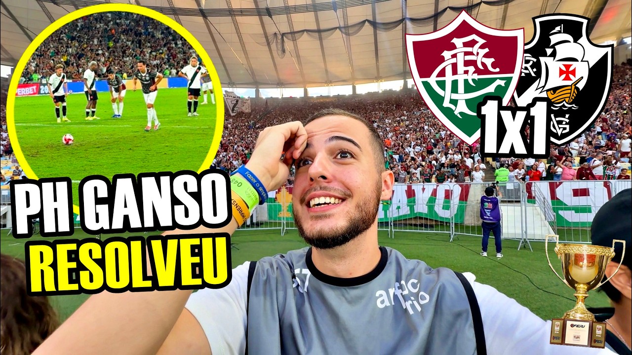 CLASSIFICADOS PRA FINAL! Fluminense 1x1 Vasco - VLOG DIRETO DO CAMPO | Cariocão 2026