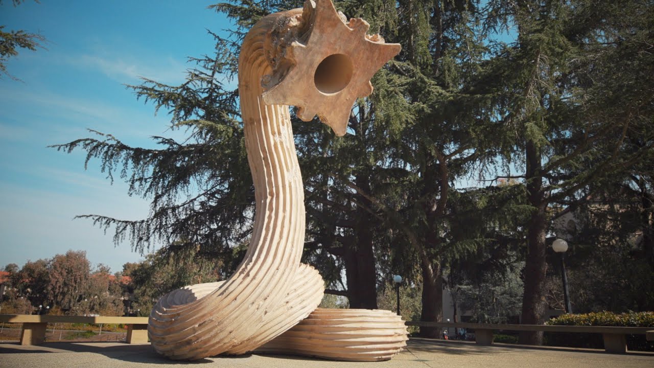 Hello—A new sculpture on Stanford's campus