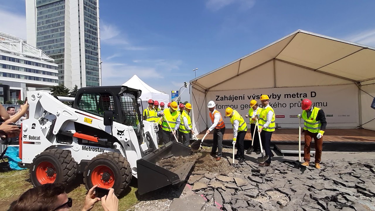 Metro D: Zahájení geologického průzkumu (19.6.2019)