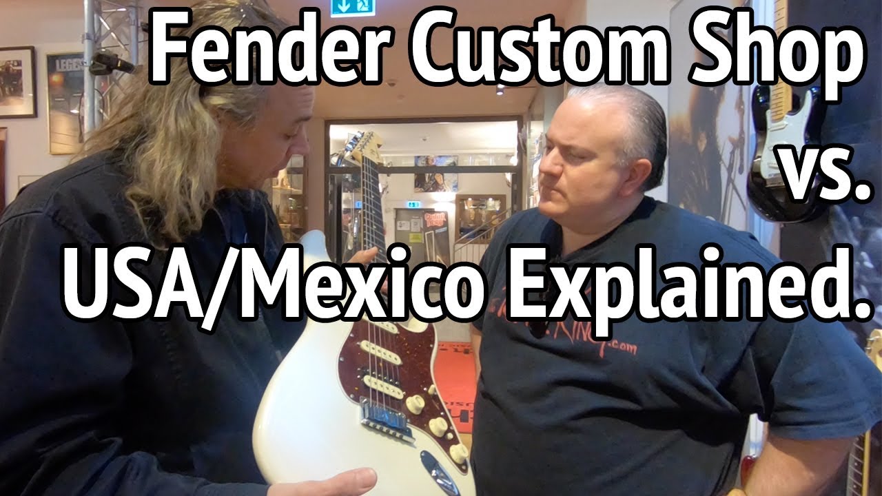 Fender Master Builder Reviews Mexico / USA Strats - Tells Us What's Missing! #TGU19