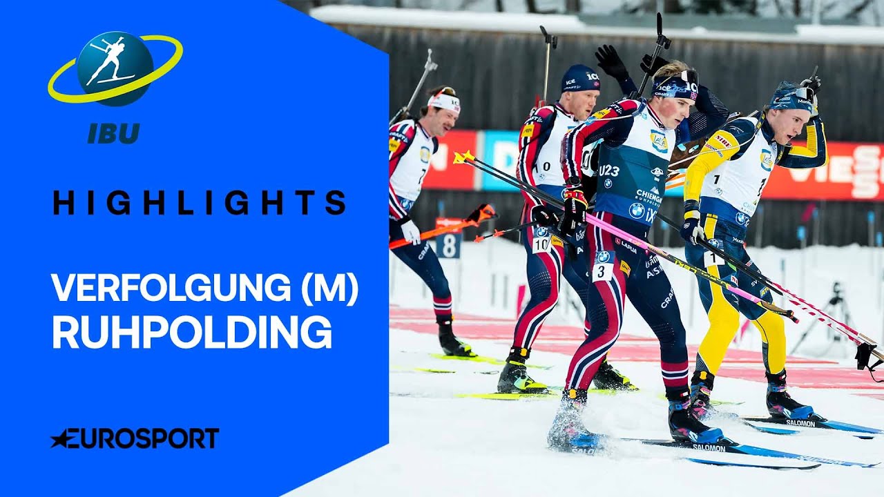Spannung pur auf letzter Runde im Verfolger | Highlights deutsch | Biathlon-Weltcup | Ruhpolding
