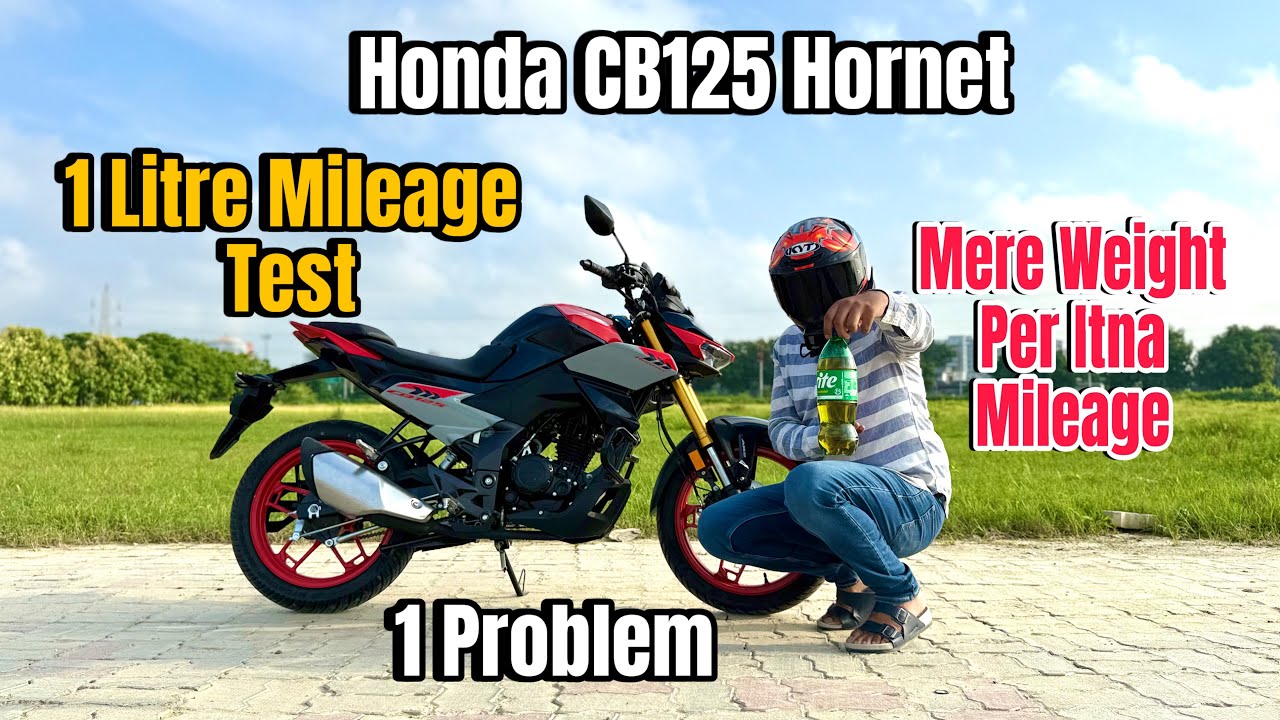 Honda CB125 Hornet 1 Liter Mileage Test || Hornet 125 Mileage Test || Xtreme 125 Se Jyada Mileage 