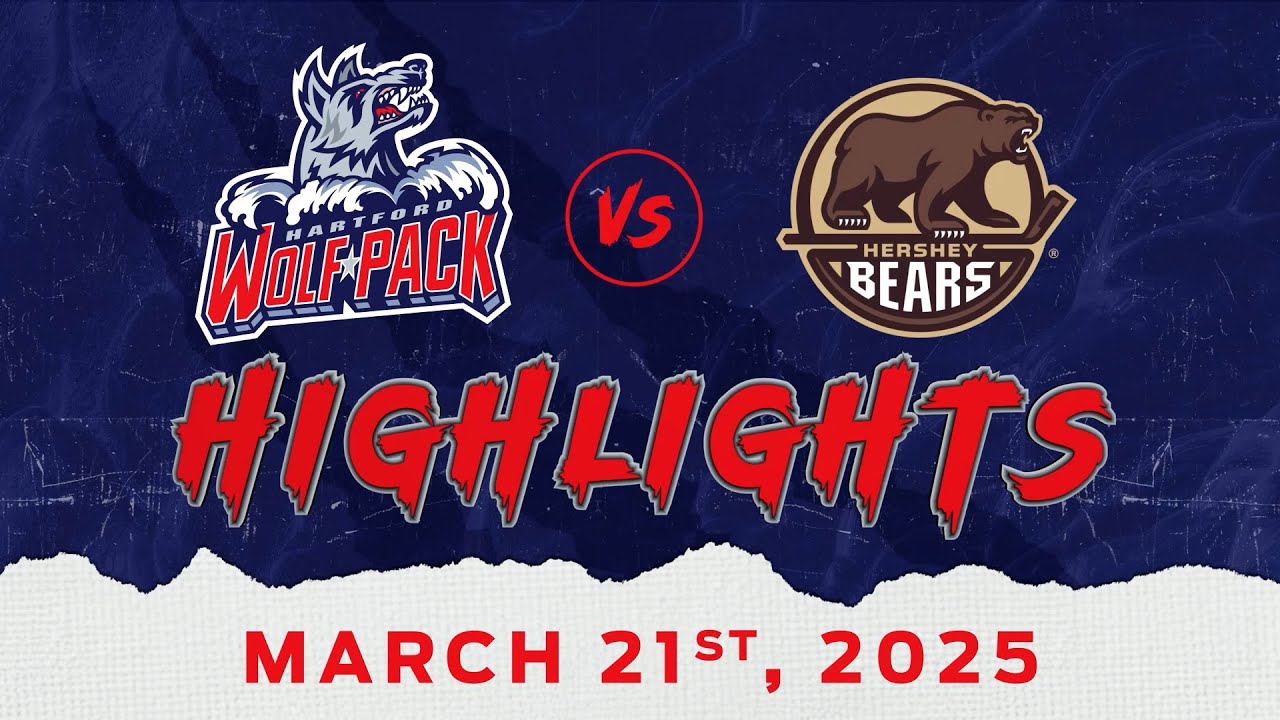 3.21.2025 Hartford Wolf Pack vs Hershey Bears